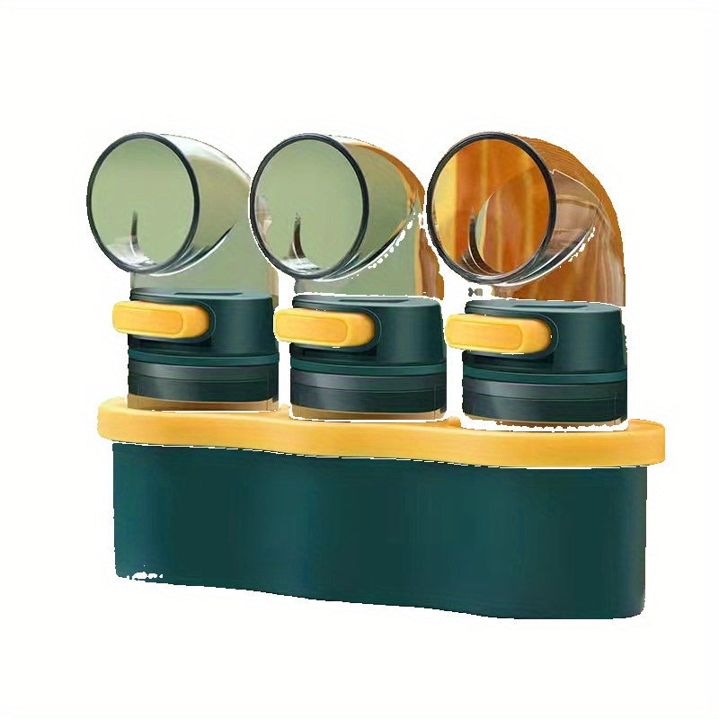 3-Piece Spice Shaker Set – Salt & Pepper Dispenser