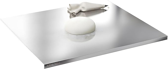 Stainless Steel Cutting Board 40×48 cm – Durable, Hygienic & Easy Clean