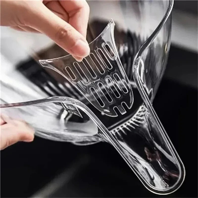 Acrylic Drainer Basket with Handle – Multipurpose Kitchen Storage